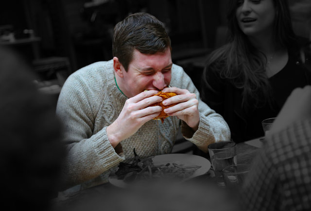 guy who always gets a burger