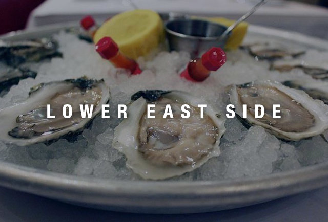 LES oyster happy hours