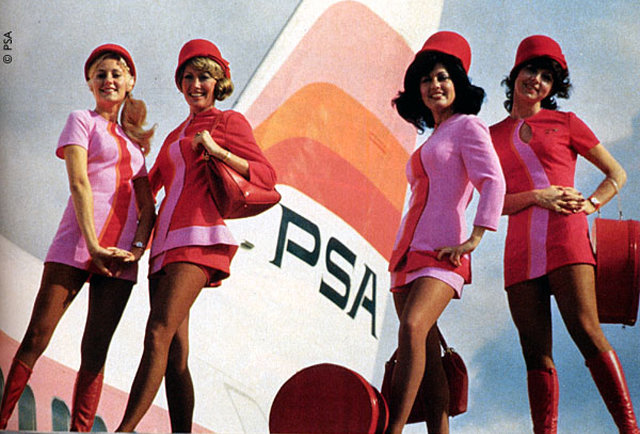 PSA Airline Flight Attendants