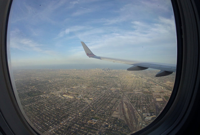 plane window