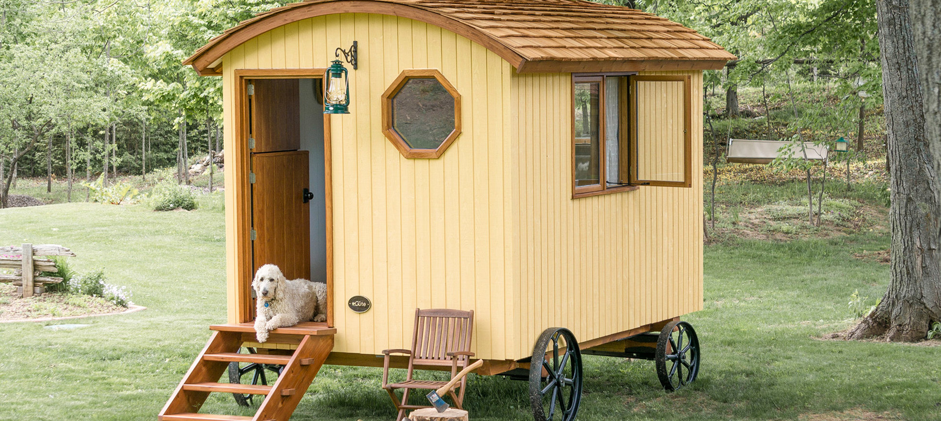 The Emergency Guest House Gute Shepherd Hut On Wheels - Supercompressor.com